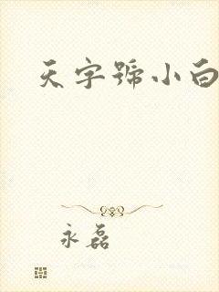 天字号小白脸