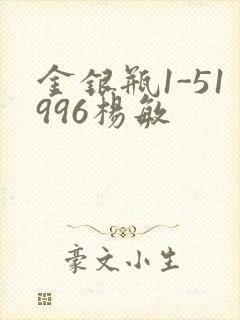 金银瓶1-51996杨敏