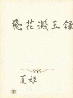 飞花溅玉录