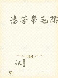 汤芳带毛阴部