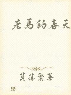 老马的春天敏静