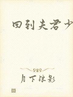 回到夫君少年时