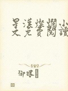 星汉灿烂小说全文免费阅读