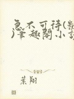 急不可待(糙汉)笔趣阁小说内容