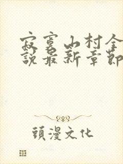 寂寞山村全部小说最新章节