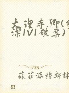 大理寺.卿(双洁1V1破案)