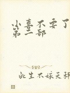 小喜不要了好大第二部