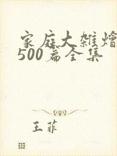 家庭大杂烩小说500篇全集