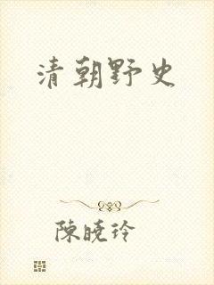 清朝野史