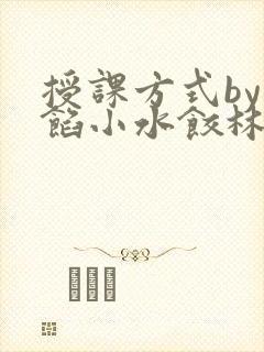 授课方式by肉馅小水饺林清