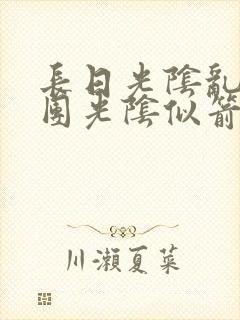 长日光阴乱作一团光阴似箭笔渺