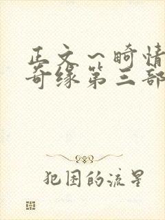 正文～畸情内裤奇缘第三部