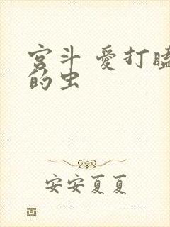 宫斗 爱打瞌睡的虫