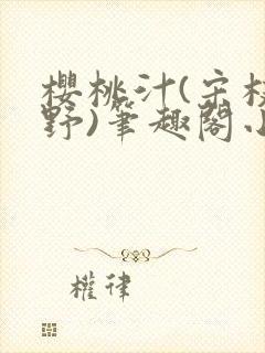 樱桃汁(宋枝江野)笔趣阁小说