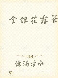 金银花露笔趣阁