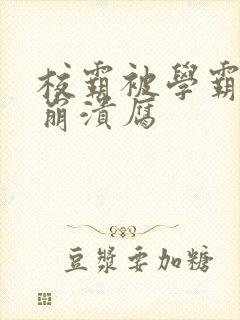 校霸被学霸玩到崩溃腐