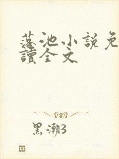 落池小说免费阅读全文