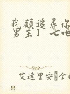 我愿追寻你【双男主】 七吔