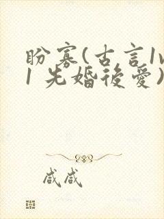 盼寡(古言1v1 先婚后爱)