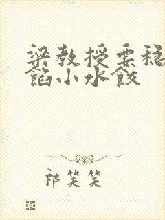 梁教授要稳住肉馅小水饺