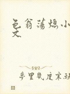 色翁荡熄小说全文