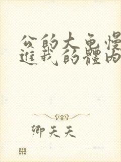 公的大龟慢慢挺进我的体内视频