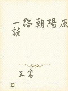 一路朝阳原著小说