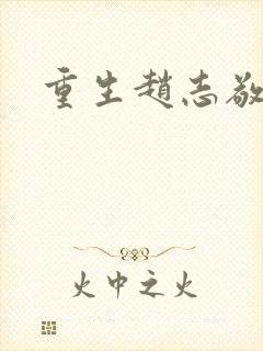 重生赵志敬