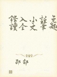 锋入小说免费阅读全文笔趣阁