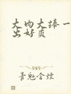 大肉大捧一进一出好爽