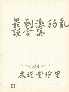 最刺激的乱惀小说合集