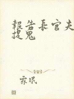 报告长官夫人在捉鬼