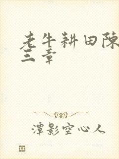 老牛耕田陈雪第三章