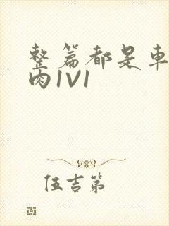 整篇都是车的多肉1V1