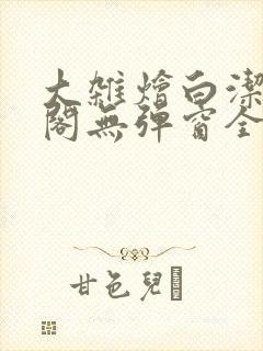 大杂烩白洁笔趣阁无弹窗全本