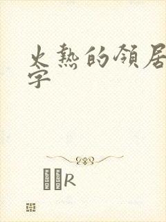 火热的领居中文字