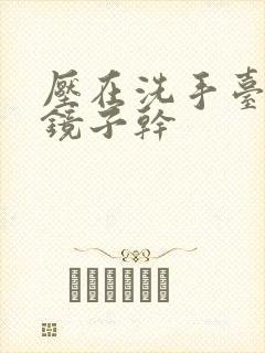 压在洗手台看着镜子干