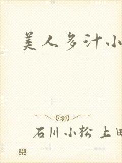 美人多汁小说