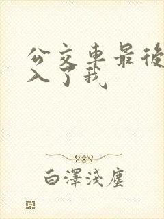 公交车最后一排入了我