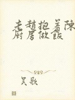 老赵抱着陈婷在厨房做饭