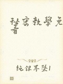 秘密教学免费观看