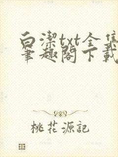 白洁txt全集笔趣阁下载