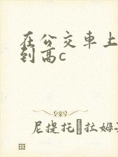 在公交车上被弄到高c