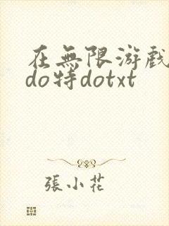 在无限游戏大里do特dotxt