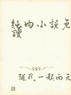 纯肉小说免费阅读