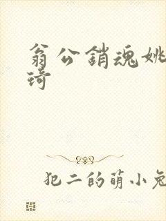 翁公销魂姚瑶琦琦