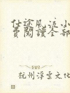 仕途风流小说免费阅读全部章节