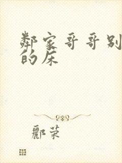 邻家哥哥别上我的床