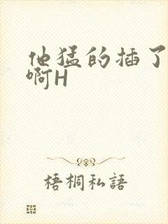 他猛的插了进去啊H