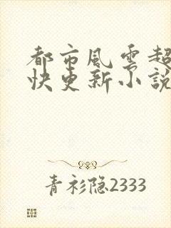 都市风云超前超快更新小说